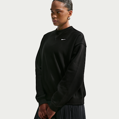 Nike Studio Kalın Fleece Kadın Oversize Crew Üst