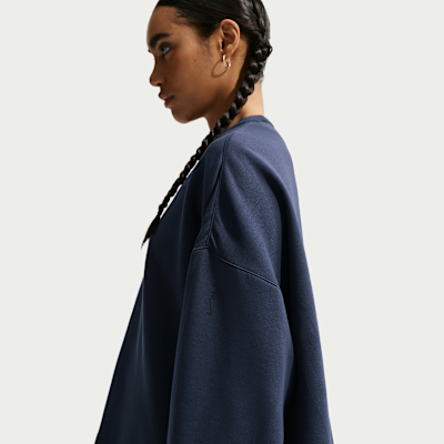 Nike 24.7 ImpossiblySoft Dri-FIT Bol Kesimli Crew Yakalı Kadın Üstü görsel 3