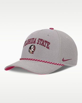 Женские Florida State Primetime Rise Rope Nike College Adjustable Hat