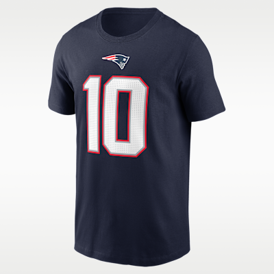 Drake Maye New England Patriots Men's Nike NFL T-Shirt