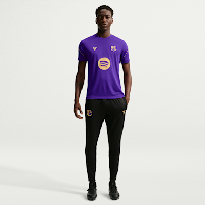Nike FC Barcelona Strike Deplasman Kobe Dri-FIT Örgü Erkek Futbol Eşofman Altı