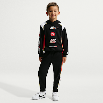 Sudadera con gorro Victory Lap para niños talla pequeña Nike Sportswear