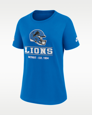 Женская футболка Detroit Lions Sideline Alt Nike Dri-FIT NFL