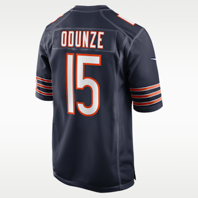 Rome Odunze Chicago Bears Men's Nike NFL Game Jersey