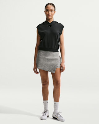 Женские  Nike Sportswear Tech Fleece Mid-Rise Skort