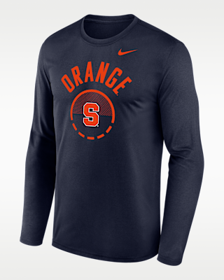 Мужская футболка Syracuse Basketball Shoot Around Legend Nike Dri-FIT College Long-Sleeve для баскетбола