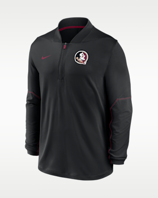 Мужские Florida State Sideline Nike Dri-FIT College 1/2-Zip Top