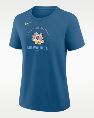 Женская футболка Milwaukee Brewers City Connect Nike MLB