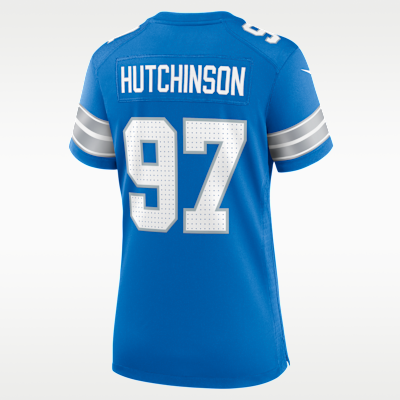 Aidan Hutchinson Detroit Lions Women's Nike NFL Game Football Jersey