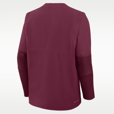 Florida State Dugout Men's Nike Dri-FIT College 1/4-Zip Long-Sleeve Windshirt