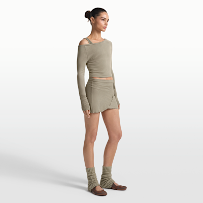 Jupe portefeuille NikeSKIMS Stretch Knit pour femme