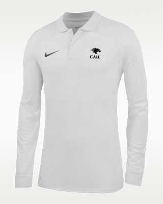 Мужские Nike College (Clark Atlanta University) Dri-FIT Long-Sleeve Polo