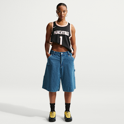 Jalen Johnson Atlanta Hawks City Edition Men's Nike NBA Swingman Jersey