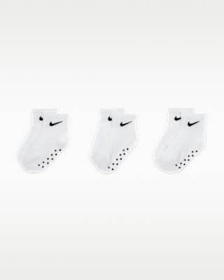 Детские носки Nike Baby Swoosh Ankle Gripper Socks (3-Pairs)