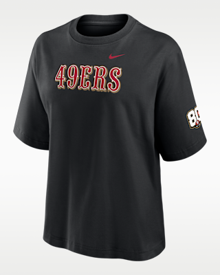 Женская футболка San Francisco 49ers 80th Anniversary Boxy Nike NFL