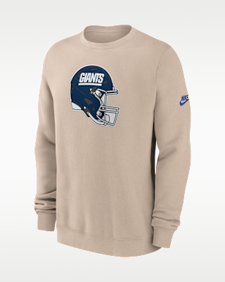 Мужские New York Giants Rewind Club Nike NFL Pullover Crew