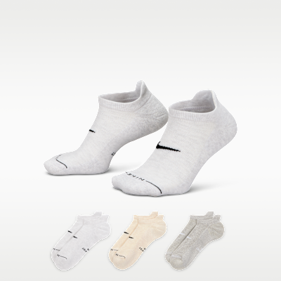 Nike Everyday Elevated No-Show Çorap (3 Çift)