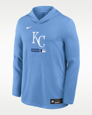 Мужские  Kansas City Royals Authentic Collection Nike Dri-FIT MLB Long-Sleeve Hooded Top