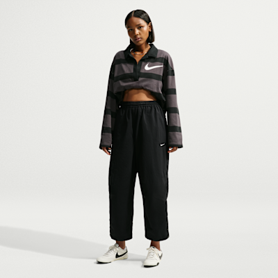 Женские брюки Nike Sportswear Women's Oversized High-Waisted Woven Pants (Plus Size)