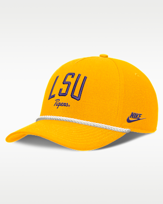Женские LSU Legacy Letter Rise Nike Dri-FIT College A-Frame Adjustable Hat