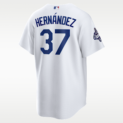 Teoscar Hernández Los Angeles Dodgers 2025 World Series Champions Men's Nike MLB Replica Jersey