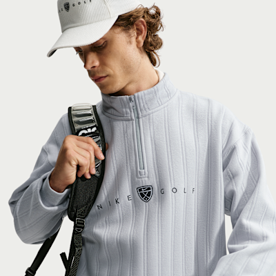 Nike Fairway Fresh Therma-FIT Bol Kesimli Yarım Fermuarlı Erkek Golf Üstü