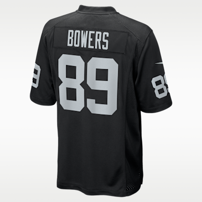 Brock Bowers Las Vegas Raiders Men's Nike NFL Game Jersey