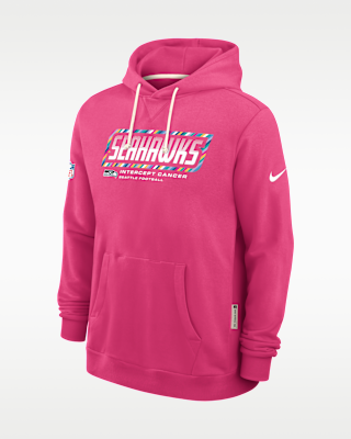 Мужское худи Seattle Seahawks Crucial Catch Sideline Standard Issue Nike Dri-FIT NFL Pullover Hoodie