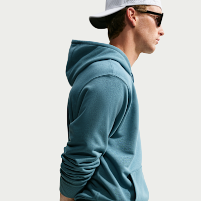 NikeCourt Heritage Dri-FIT Fransız Havlu Kumaşı Erkek Kapüşonlu Tenis Sweatshirt'ü görsel 3
