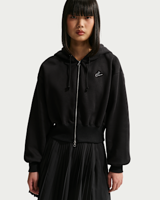 Женское худи Nike Sportswear Phoenix Fleece Loose Cropped Full-Zip Hoodie