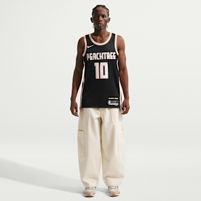 Zaccharie Risacher Atlanta Hawks City Edition Men's Nike NBA Swingman Jersey