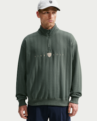 Мужские Nike Fairway Fresh Therma-FIT Oversized 1/2-Zip Golf Top