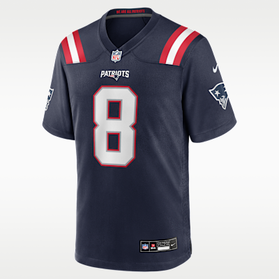 Stefon Diggs New England Patriots Men's Nike NFL Game Jersey