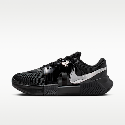 Nike GP Challenge 1.5 "Naomi Osaka" Women's Hard Court Tennis Shoes (Black/Metallic Silver)