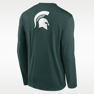 Michigan State Primetime Legend 2-Hit Men's Nike Dri-FIT College Long-Sleeve T-Shirt