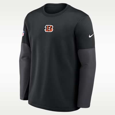 Cincinnati Bengals Scripted To Win Sideline Coach Men's Nike Therma-FIT NFL Long-Sleeve T-Shirt
