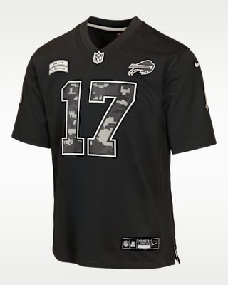 Детские джерси Josh Allen Buffalo Bills Salute to Service Big Kids' Nike NFL Game Jersey