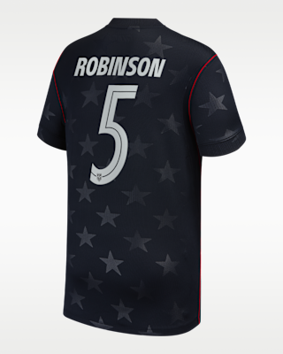 Детские джерси Antonee Robinson USMNT 2026 Stadium Away Big Kids' Nike Dri-FIT Soccer Jersey