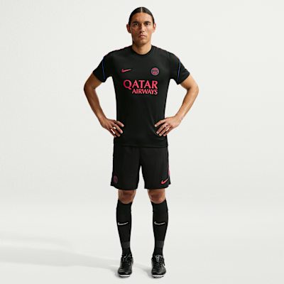 Nike Paris Saint-Germain Strike Nike Dri-FIT Kısa Kollu Erkek Futbol Üstü görsel 4
