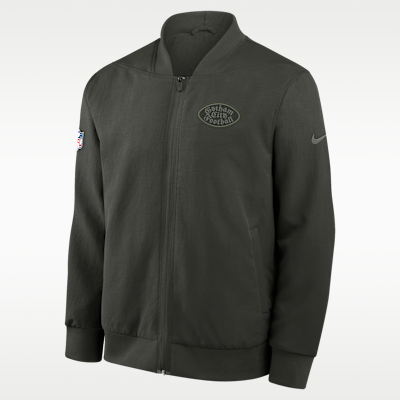 New York Jets Rivalries Collection Sideline Men's Nike NFL Full-Zip Bomber Jacket