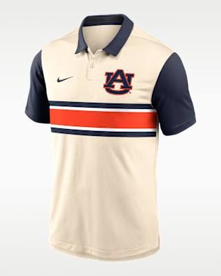 Мужские  Auburn Vapor Primary Logo Nike Dri-FIT College Polo