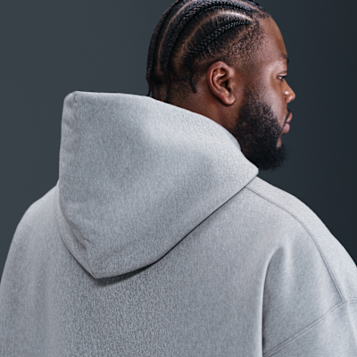 Nike Solo Swoosh Tam Boy Fermuarlı Fleece Erkek Kapüşonlu Üstü görsel 7