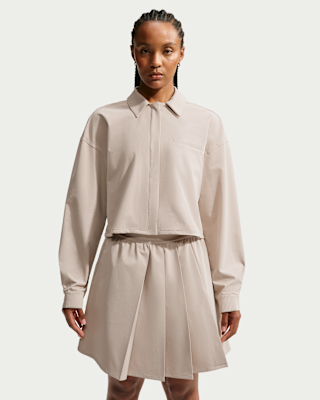 Женские  Nike 24.7 PerfectStretch Dri-FIT UV Protection Cropped Long-Sleeve Shirt