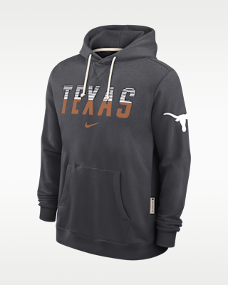 Мужское худи Texas Sideline Standard Issue Nike Dri-FIT College Pullover Hoodie