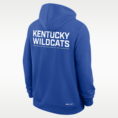 Sudadera con gorro sin cierre universitaria Nike Dri-FIT para hombre Kentucky Sideline