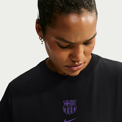 Nike FC Barcelona Kobe Kadın Futbol Tişörtü görsel 3