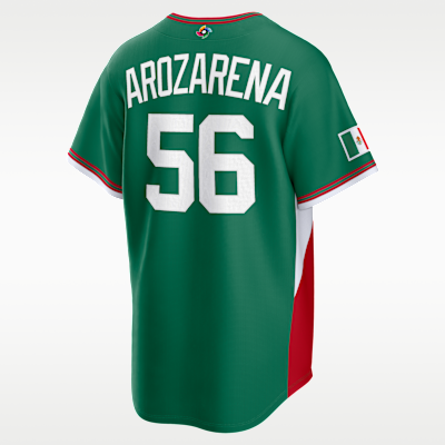 Randy Arozarena Mexico National Baseball Team 2026 World Baseball Classic Men's Nike Stadium Jersey