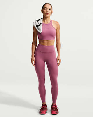 Женские тайтсы Nike Universa High-Waisted 7/8 Leggings with No Front Seam