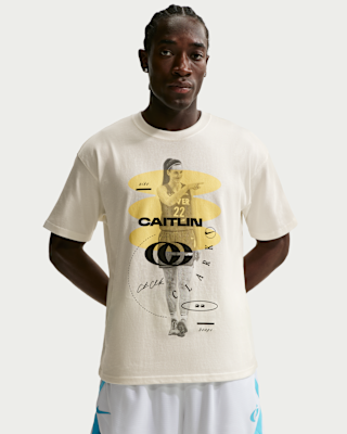 Женская футболка Caitlin Clark Logo Nike Basketball для баскетбола