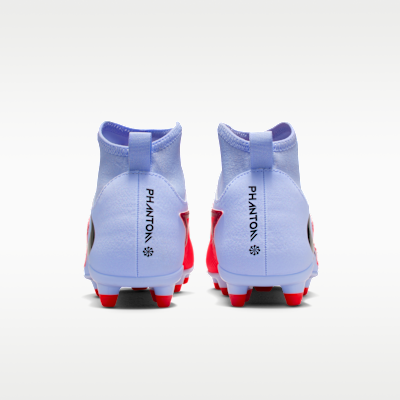 Tacos de fútbol para terrenos múltiples para niños grandes Nike Jr. Phantom 6 High Club